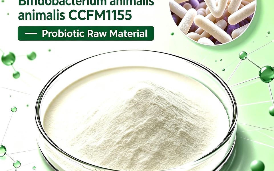 Bifidobacterium animalis CCFM1155 Probiotic Raw Material Powder for Gut Health Supplements and Functional Food Applications