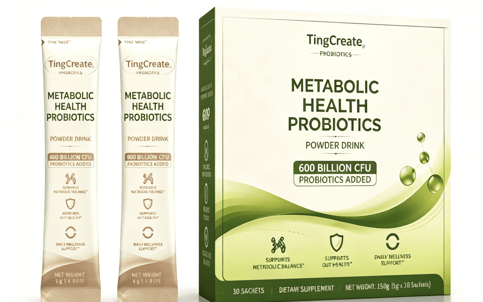 Metabolic Health Probiotic Supplements with 20 Billion CFU for Gut Health, Weight Management, Healthy Aging and Women’s Wellness