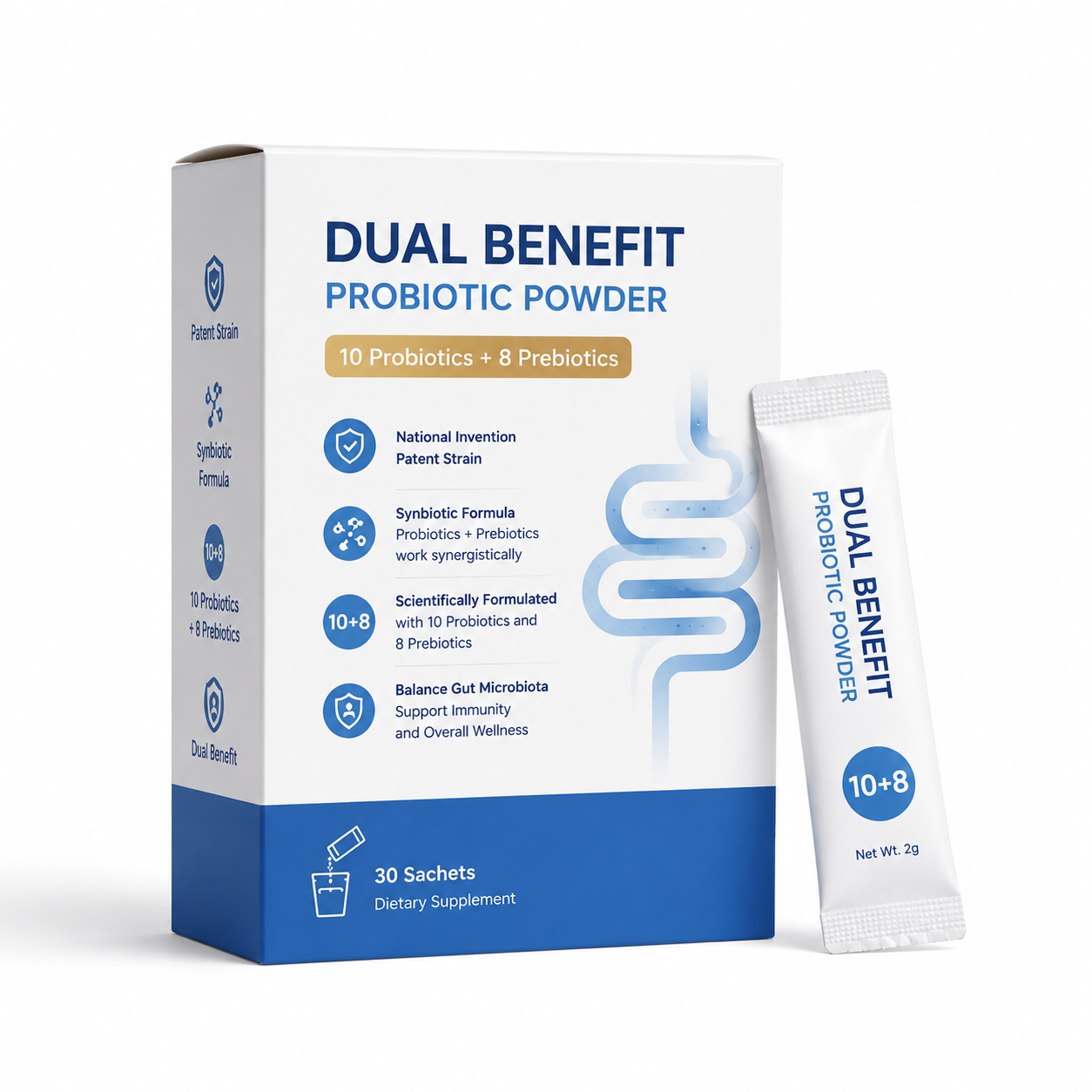 10 Probiotics + 8 Prebiotics Compound Probiotic